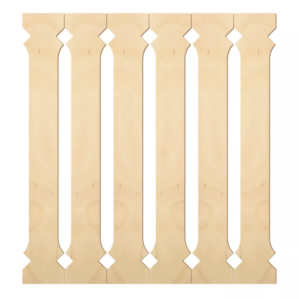Holzbaluster - Birkenholz - Nr. 5-107-B