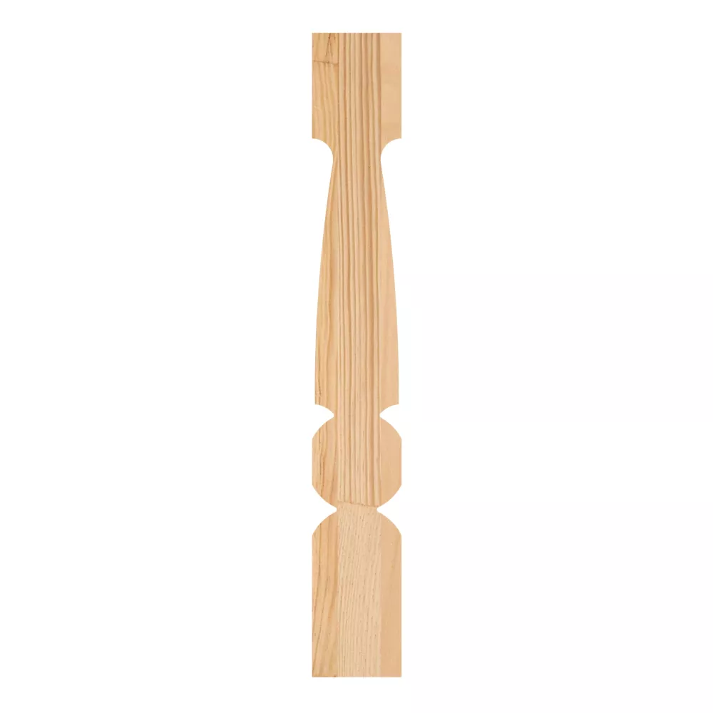 Wooden Victorian Baluster - Pine - No. 5-GD-108-F