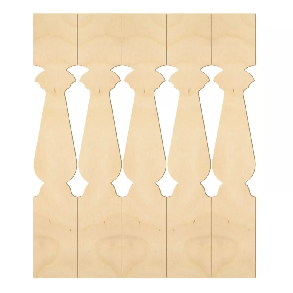 Holzbaluster - Birkenholz - Nr. 5-109-B