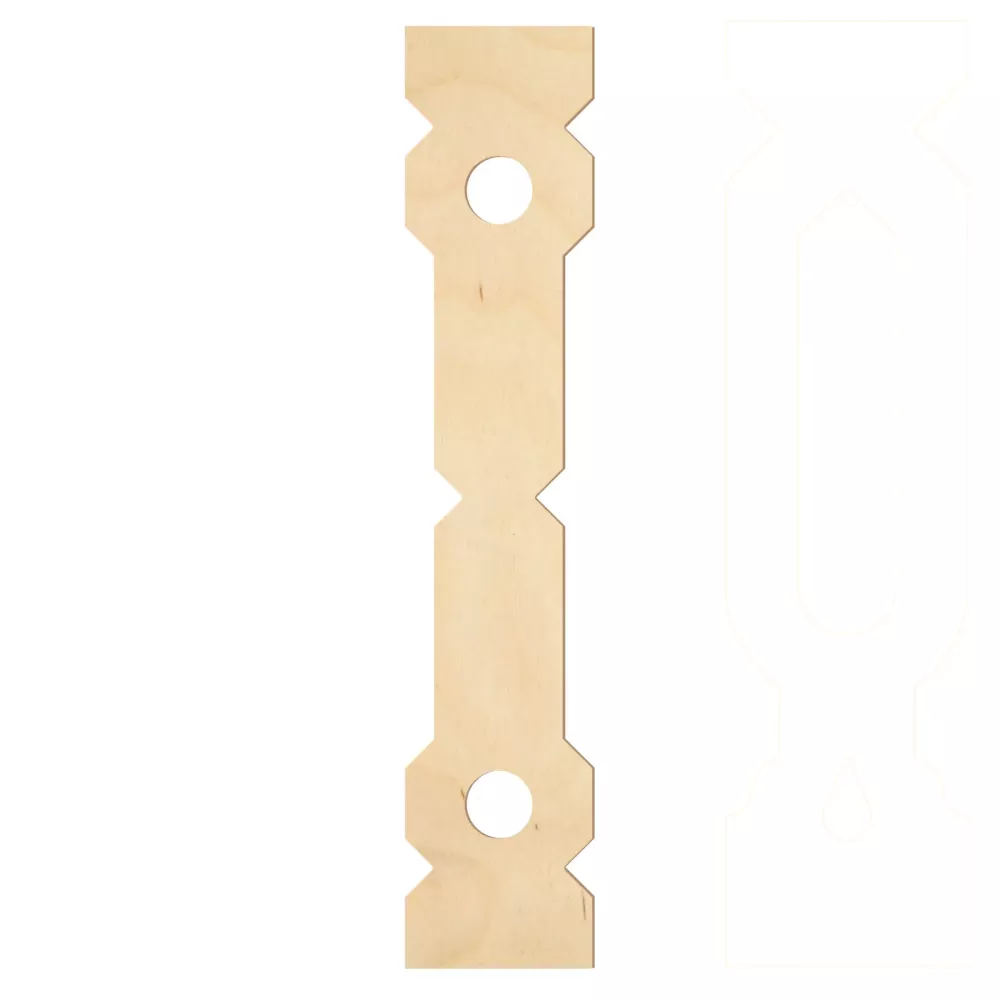 Holzbaluster - Birkenholz - Nr. 5-120-B