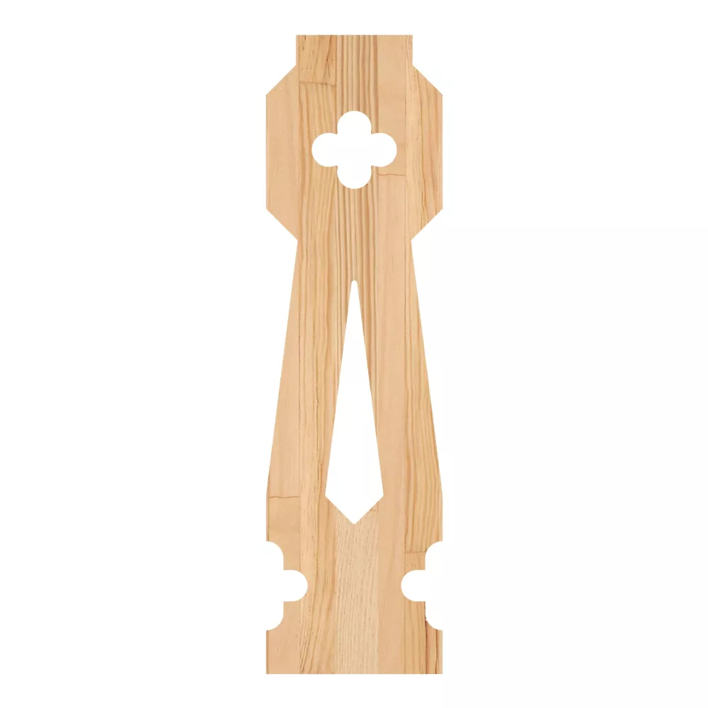 Wooden Victorian Baluster - Pine - No. 5-GD-121-F