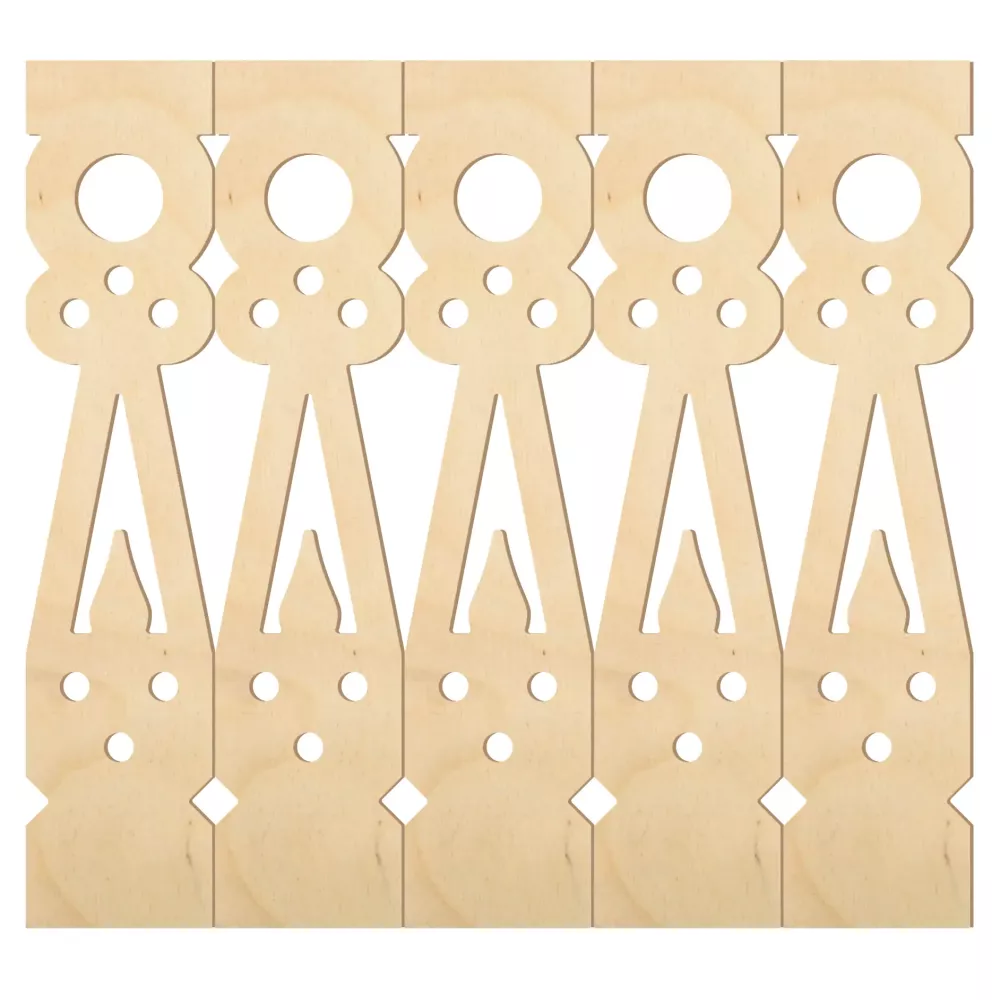 Holzbaluster - Birkenholz - Nr. 5-122-B