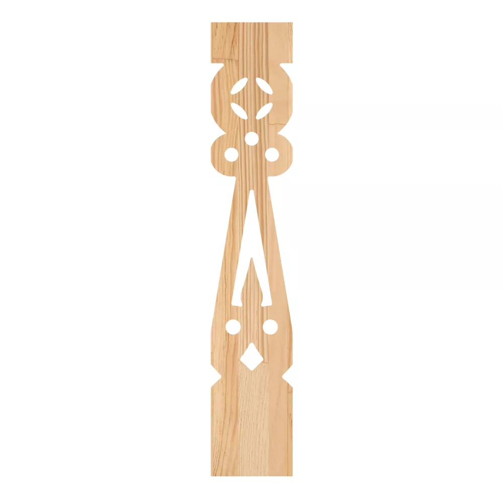 Wooden Victorian Baluster - Pine - No. 5-GD-123-F