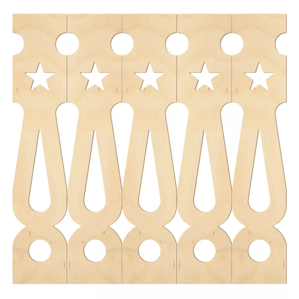 Holzbaluster - Birkenholz - Nr. 5-126-B