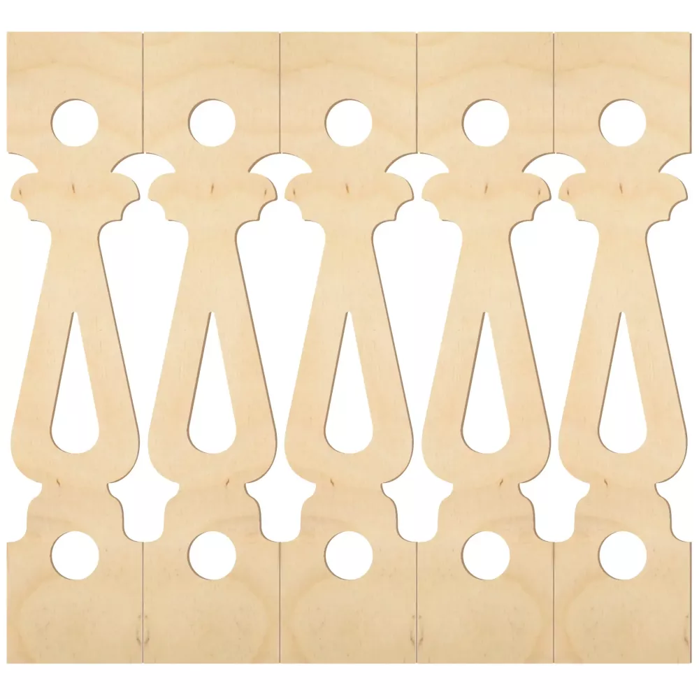 Holzbaluster - Birkenholz - Nr. 5-127-B