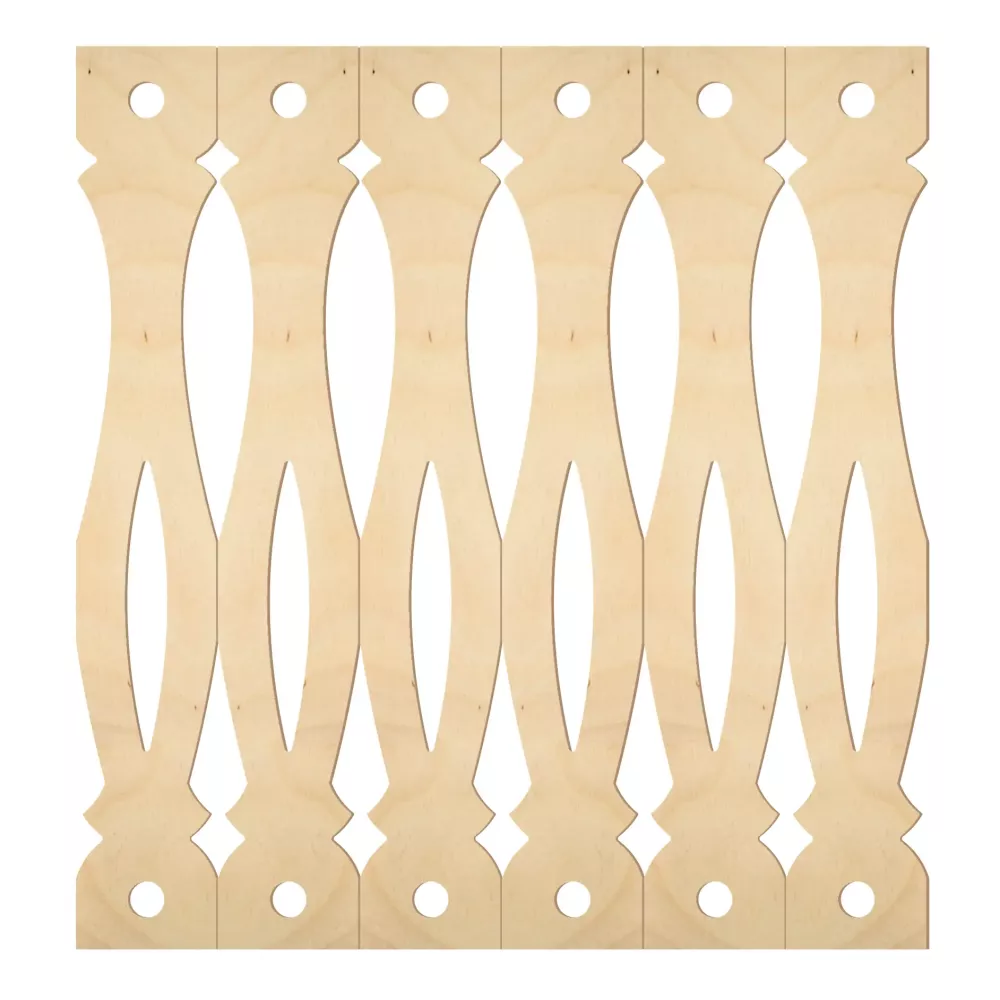 Holzbaluster - Birkenholz - Nr. 5-133-B