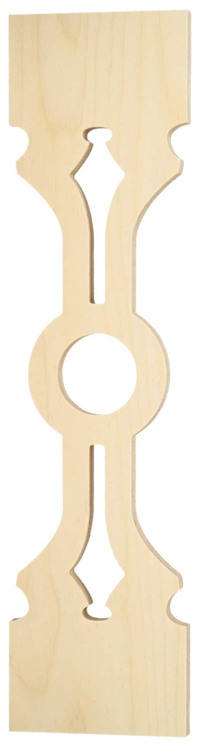 Räcke 002 med snickarglädje i gammaldags stil - Träräcke i allmoge och sekelskifte - spjäla, ribba och räckesprofil till träräcke, balkong, altan, veranda och trästaket - Klassisk stil - Gaveldekor