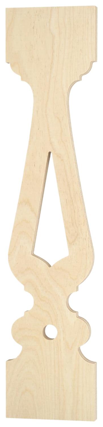 Ziergeländer 003 und Zierzäune im schwedischen Stil. Hergestellt aus Holz in Schweden.