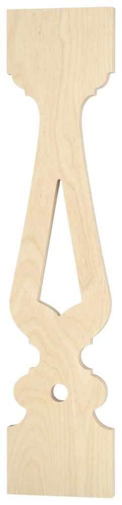 Baluster 003 - Decorative wooden victorian sawn baluster & picket. Made in Sweden.