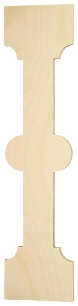 Ziergeländer 004 und Zierzäune im schwedischen Stil. Hergestellt aus Holz in Schweden.