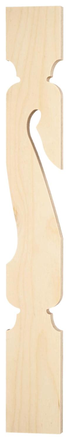 Baluster 006 - Decorative wooden victorian sawn baluster & picket. Made in Sweden.