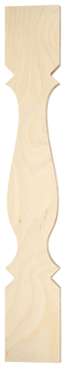 Baluster 008 - Decorative wooden victorian sawn baluster & picket. Made in Sweden.