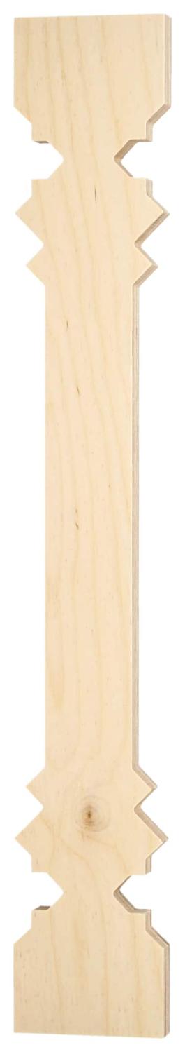 Baluster 011 - Decorative wooden victorian sawn baluster & picket. Made in Sweden.