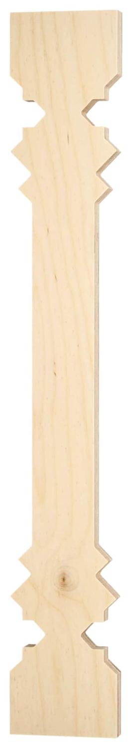 Ziergeländer 011 und Zierzäune im schwedischen Stil. Hergestellt aus Holz in Schweden.