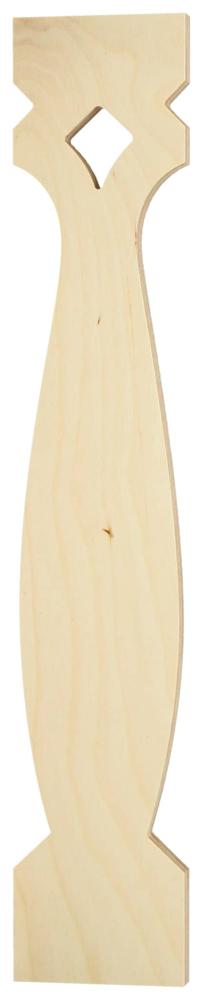 Ziergeländer 013 und Zierzäune im schwedischen Stil. Hergestellt aus Holz in Schweden.