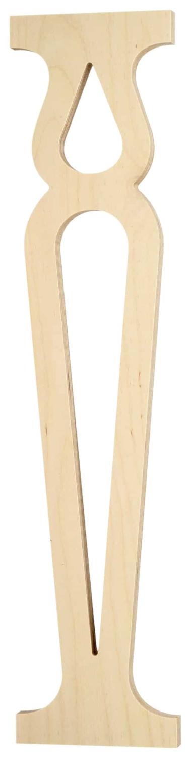 Baluster 014 - Decorative wooden victorian sawn baluster & picket. Made in Sweden.