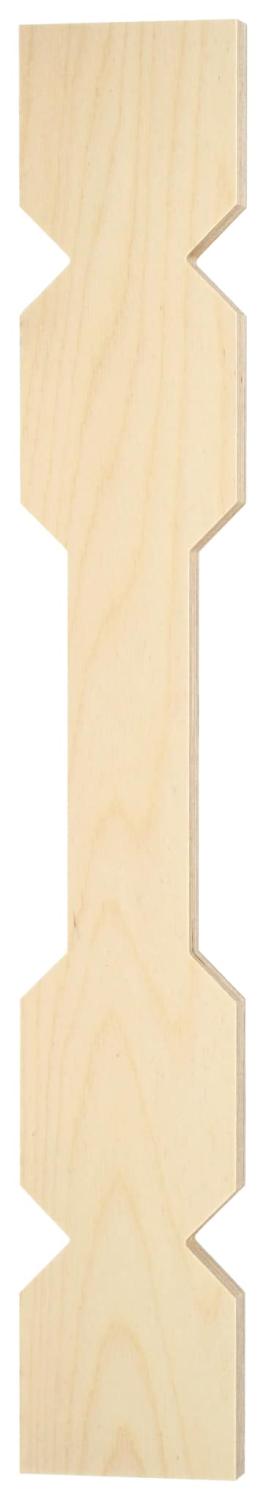 Baluster 019A - Decorative wooden victorian sawn baluster & picket. Made in Sweden.