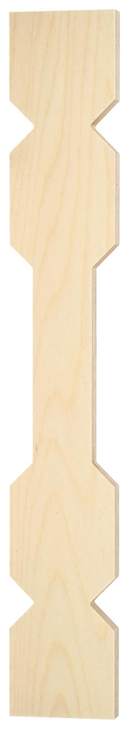 Baluster 019A - Decorative wooden victorian sawn baluster & picket. Made in Sweden.
