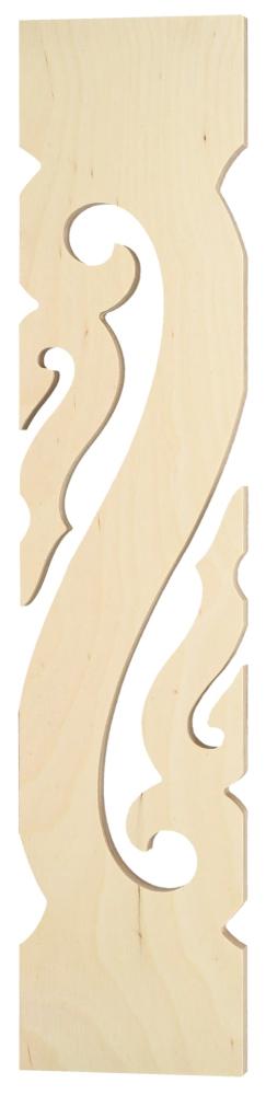 Ziergeländer 025 und Zierzäune im schwedischen Stil. Hergestellt aus Holz in Schweden.