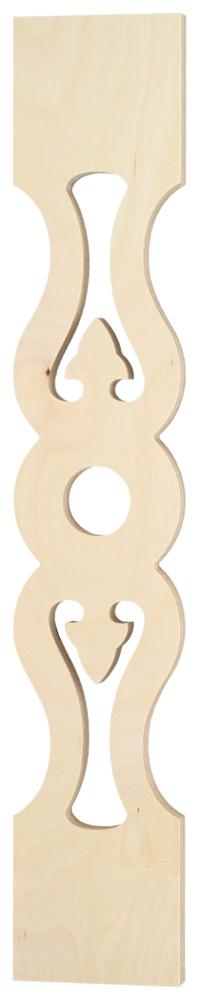 Ziergeländer 030 und Zierzäune im schwedischen Stil. Hergestellt aus Holz in Schweden.