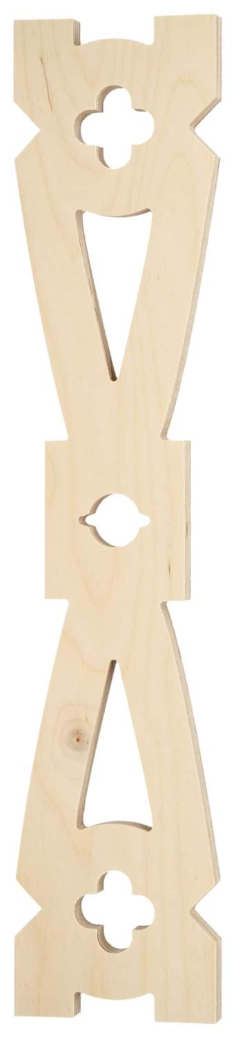 Baluster 047 - Decorative wooden victorian sawn baluster & picket. Made in Sweden.