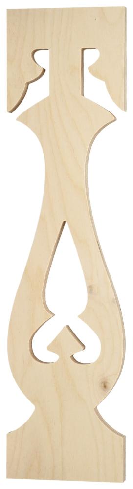 Ziergeländer 050 und Zierzäune im schwedischen Stil. Hergestellt aus Holz in Schweden.