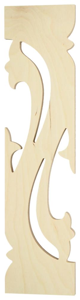 Ziergeländer 052 und Zierzäune im schwedischen Stil. Hergestellt aus Holz in Schweden.