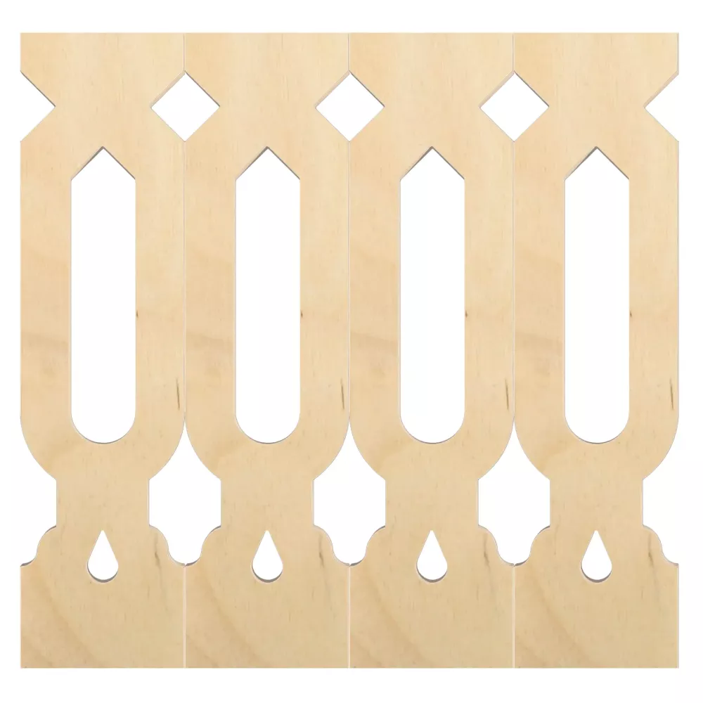 Holzbaluster - Birkenholz - Nr. 5-104-B