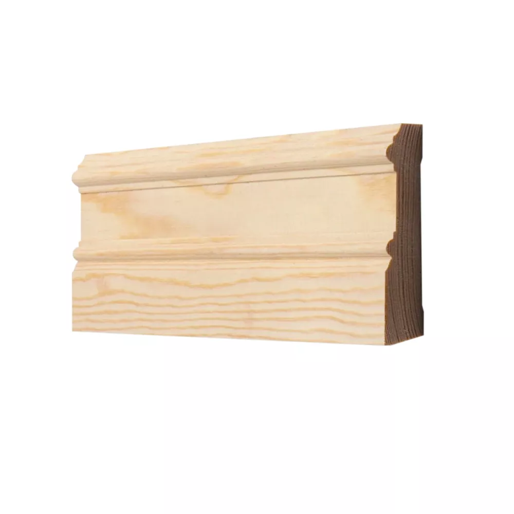 Wood Baseboard - 95 x 15/21 mm - No. 1101