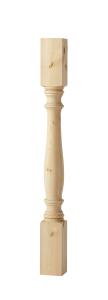 Wooden baluster - turned - 85 x 900 mm - Balluster for decks, balconies, porches and verandas