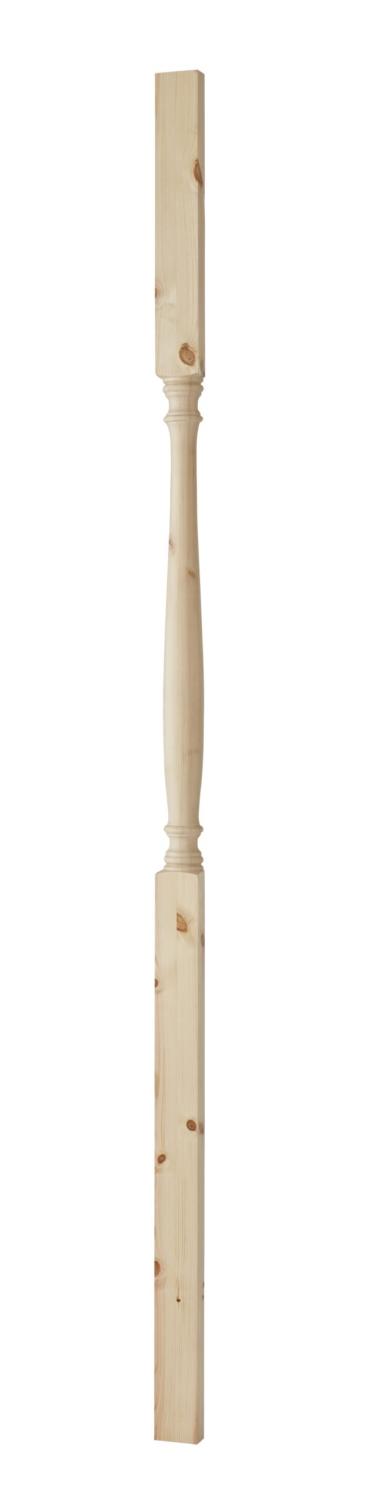 Holzpfosten, gedrehter und Treppenpfosten - 85 x 2500 mm