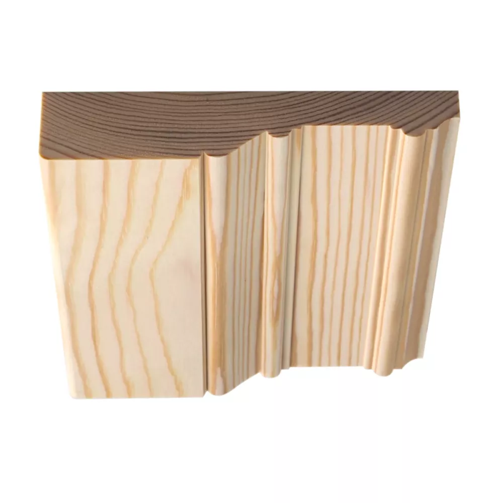 Plinth Block - Pine - 125 x 24 mm - No. 1201