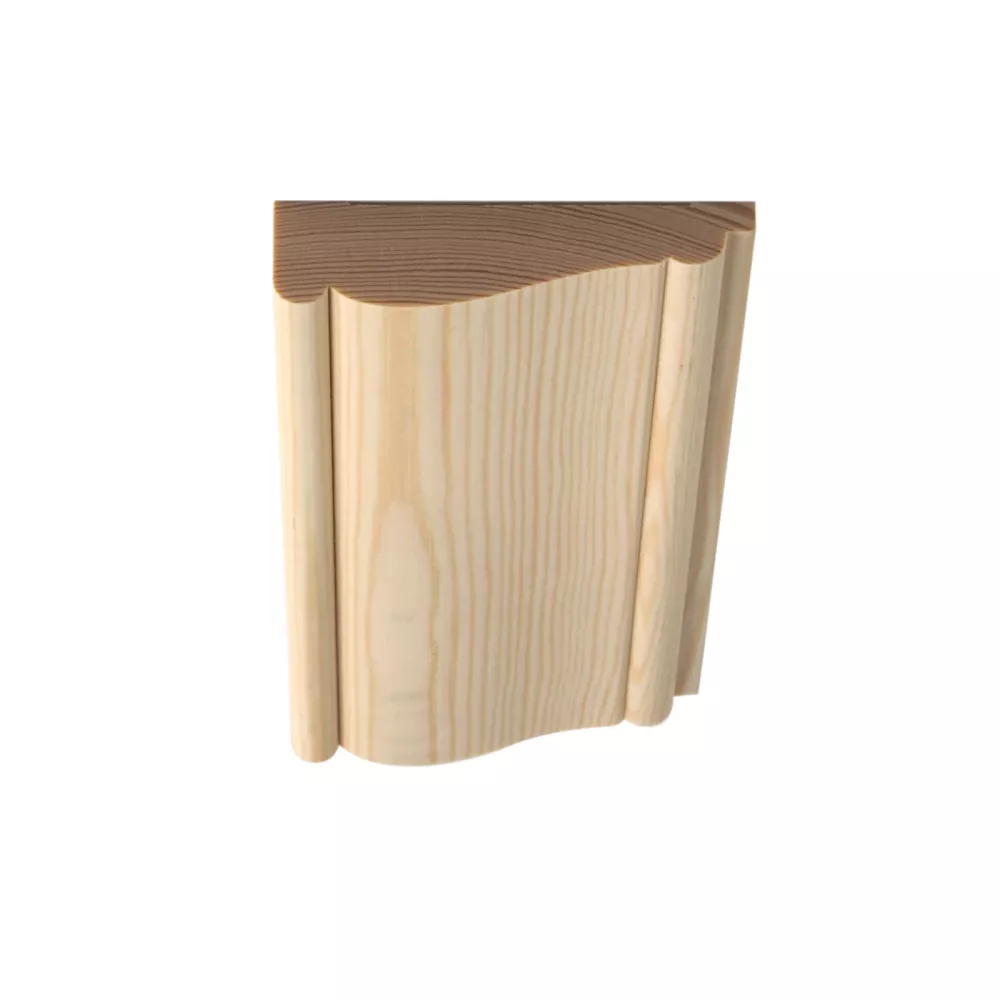 Plinth Block - Pine - 75 x 20 mm - No. 1202