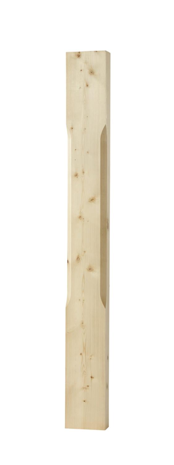 Wooden baluster - square - 130 x 1180 mm - Balluster for decks, balconies, porches and verandas