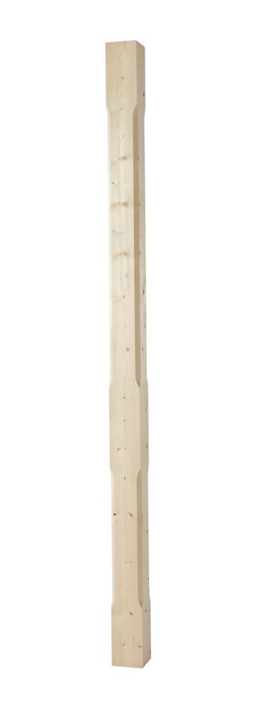 Holzsäule für Balkon und Veranda - 65 x 2500 mm