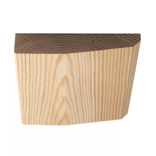 Plinth Block - Pine - 125 x 24 mm - No. 1252