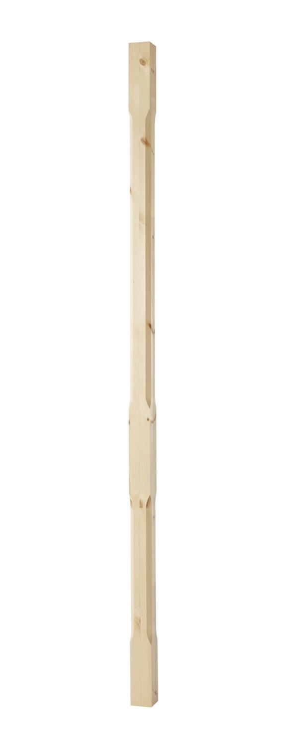 Pelare, stolpe - fasad - 85 x 2500 mm - för altan, veranda och förstukvisttak - 1800-tal - Gammaldags & antik stil - sekelskifte, allmoge och dala-stil till brokvist, farstubro, förstukvist - amerikansk veranda