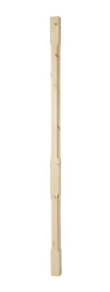 Holzsäule für Balkon und Veranda - 85 x 2500 mm