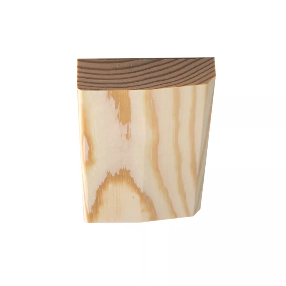 Plinth Block - Pine - 75 x 21 mm - No. 1260