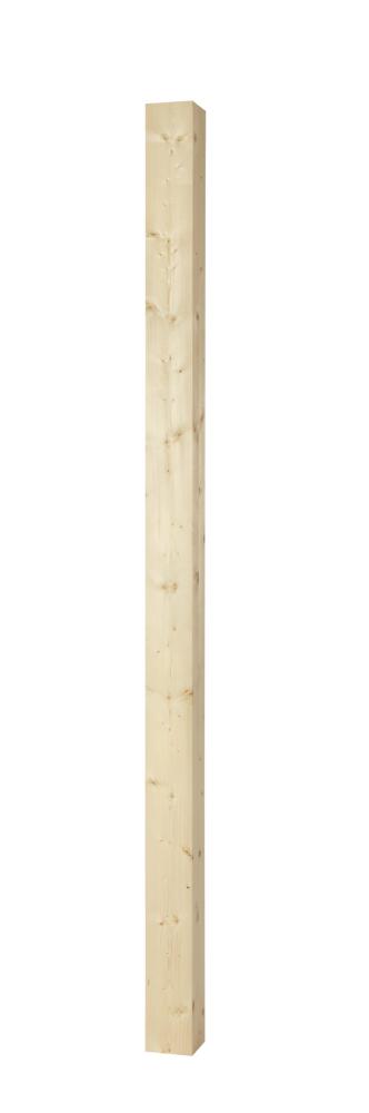 Holzsäule für Balkon und Veranda - 130 x 2500 mm