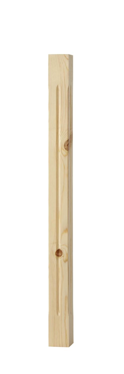 Wooden baluster - square - 65 x 900 mm - Balluster for decks, balconies, porches and verandas