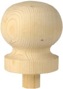 Traditionelle Holzknauf, diameter 85 mm - nr. 143 - 85 x 120 mm