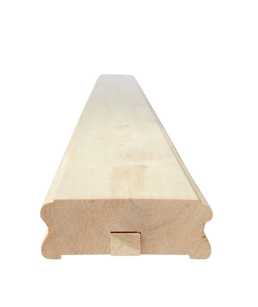 Handlauf und Oberholm aus Holz für Geländer und Zaun - 40 x 115 x 2350 mm
