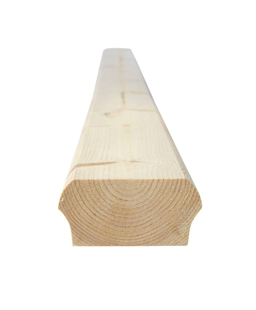 Handlauf und Oberholm aus Holz für Geländer und Zaun - 40 x 85 x 2350 mm