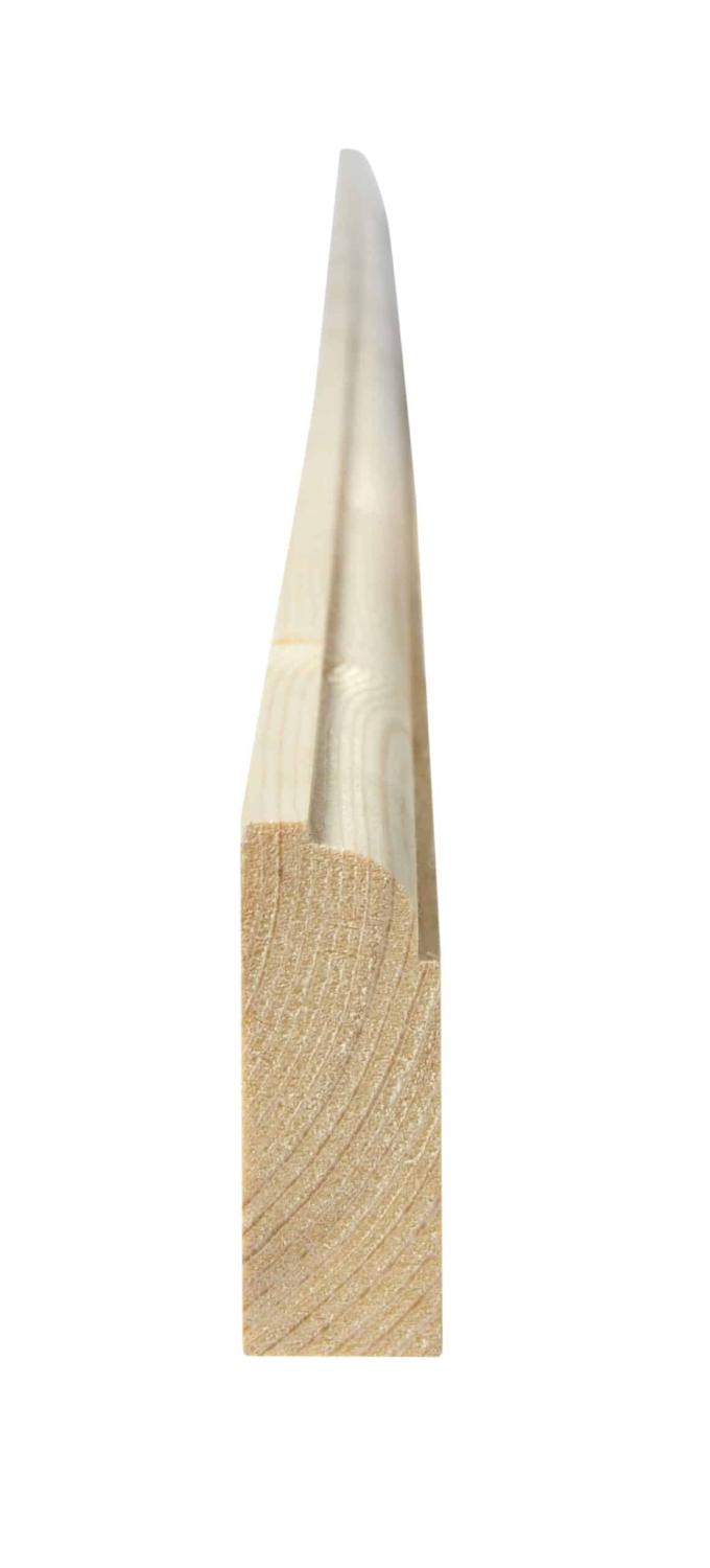 Traditionell bottenlist till räcke & staket - nr. 170A - 21 x 55 x 2350 mm