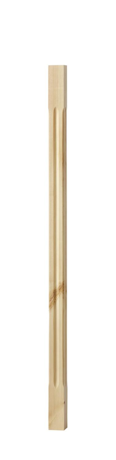Wooden baluster - square - 40 x 910 mm - Balluster for decks, balconies, porches and verandas