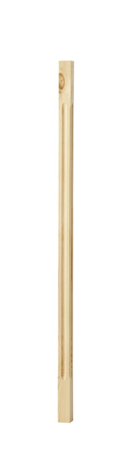 Wooden baluster - square - 43 x 910 mm - Balluster for decks, balconies, porches and verandas