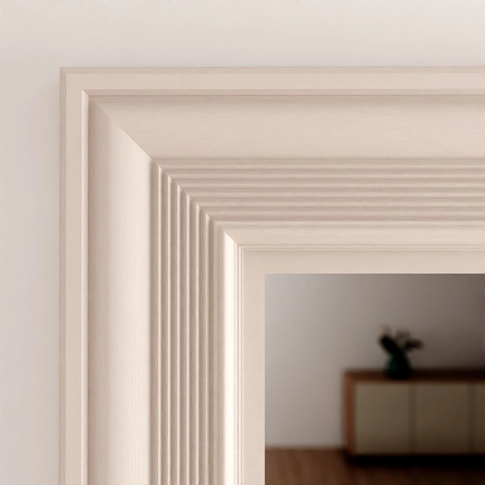 Fönsterfoder & dörrfoder, spårad, 119 x 21 mm - Model 005 - Gammaldagsfoder, antikfoder & dörrlist i klassisk stil - Allmoge, antik & sekelskifte - Gaveldekor