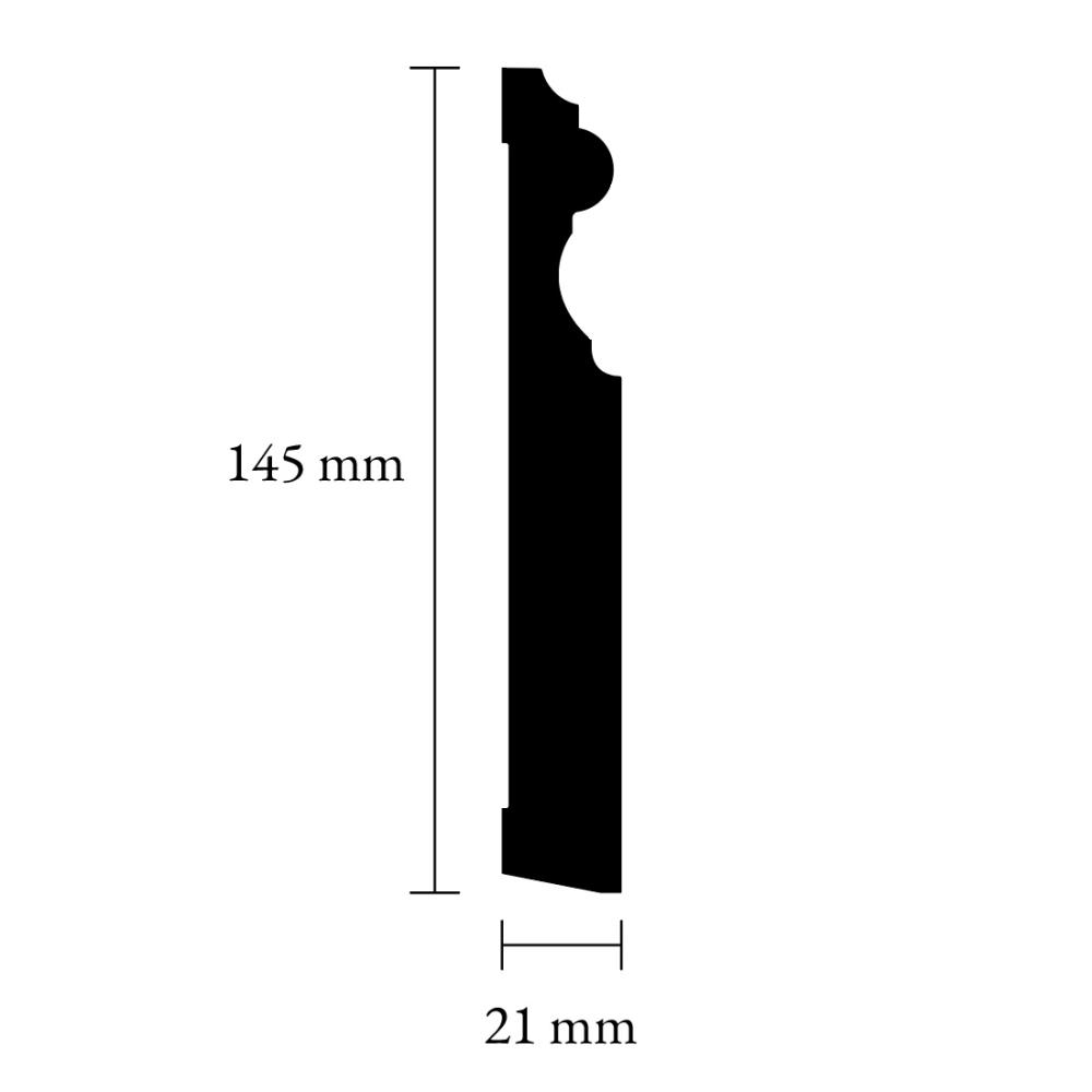Sample Piece - Base board 21 145 mm - Nr 21-CL-007