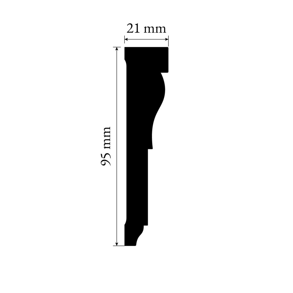 Window and Door Trim - 21 x 95 mm - No. F2116